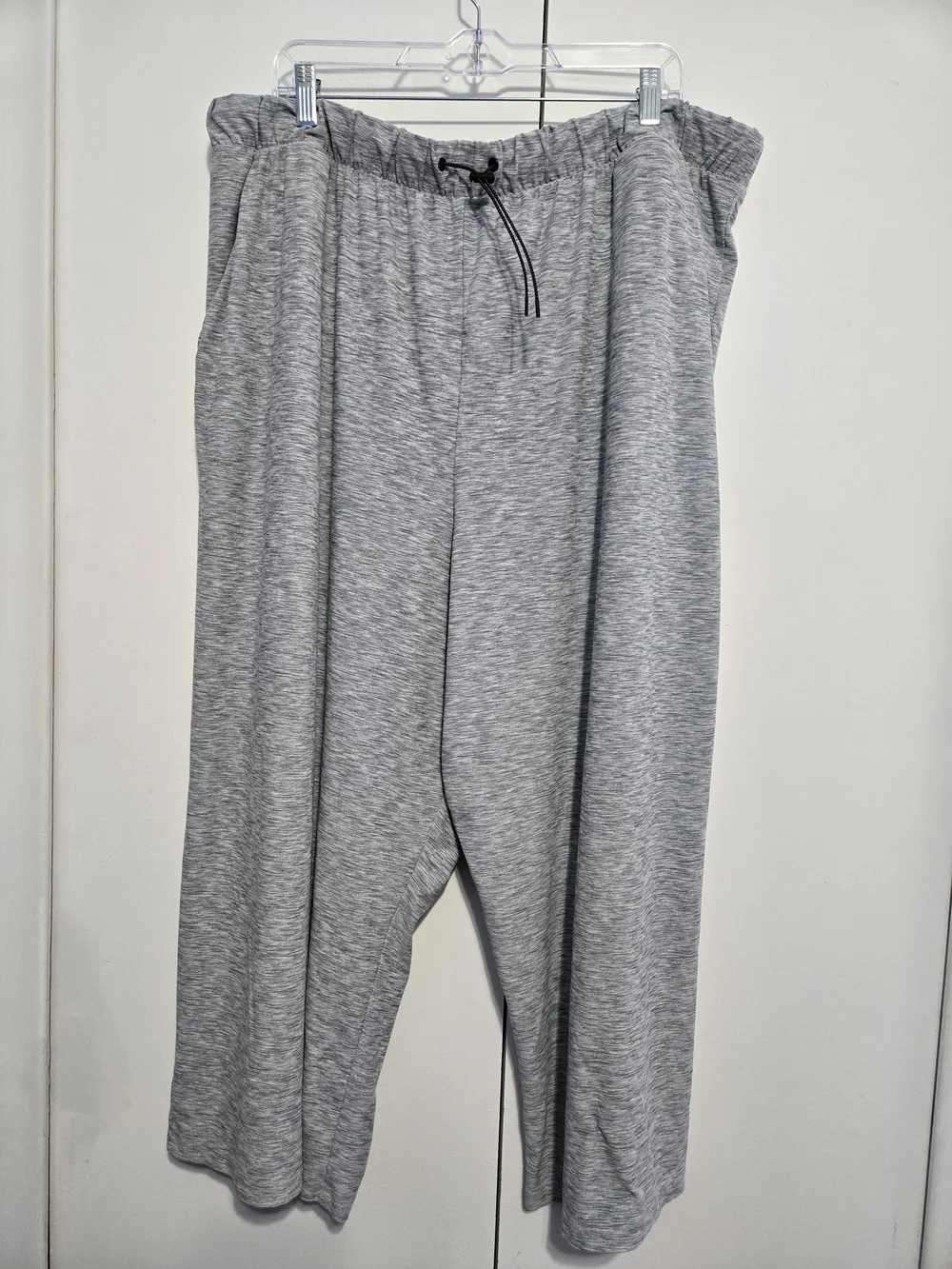 Old Navy Active Breathe‎ ON 3X Plus Gray Wide Leg Lounge Pants Pockets